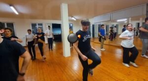 Spettacolo della Rise up musical academy di Pistoia ripresa prove